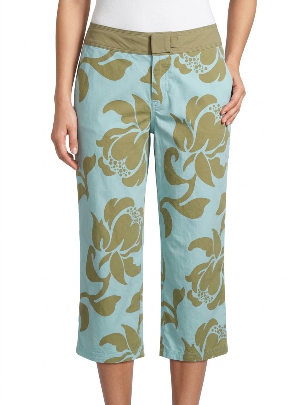Vintage Patagonia Pataloha Kokawe Capri Pants Floral Women’s 6 Y2K 55276